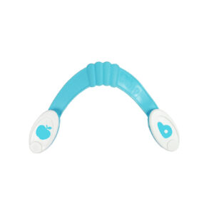 Image of a BClip For Bib - Blue. Keep your child's bib in place with this stylish and practical clip. Made of soft rubber and available in four colors.