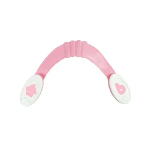 Image of a BClip For Bib - Pink. Keep your child's bib in place with this stylish and practical clip. Made of soft rubber and available in four colors.