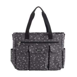 Image of a Portable Twin Changing Bag . Spacious and practical twin diaper bag with portable changing mat. Made of 100% polyester. Easy to clean.