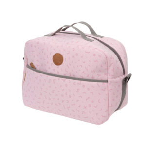 Image of a stylish, practical, and eco-friendly diaper bag made of high-quality materials and easy to wash. Perfect for changing baby's diapers.