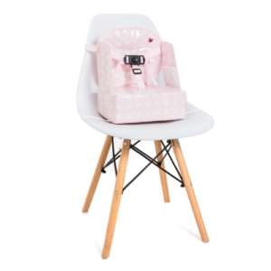 Image of a Baby booster seat easy up - Pink Stars is the perfect way to keep your child safe and comfortable while they eat, read, or play. It is portable,