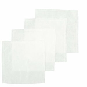 Set of 4 Filters Adult Mask - White - Aitex-certified, Washable, and Reliable for Prolonged Protection.