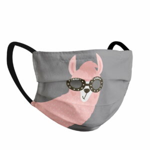 Set of 2 Adult Masks Caritas - Two fashionable face masks in a matching design for women.
