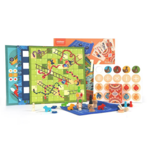 Image of 16 In 1 Classic Games A compilation of traditional games with beautiful illustrations, perfect for family entertainment and skill-building.