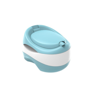 Image of a Baby Separated Toilet - Green: sturdy, and easy to move around, Perfect for potty training. Made with safe materials, suitable for kids up to 36 months old.